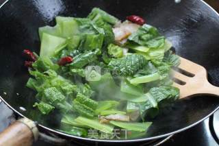 莴笋炒腊肉的做法步骤：6
