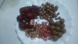 桂圆莲子八宝粥的做法步骤：2