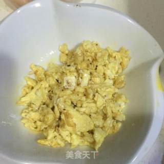 韭球炒鸡蛋的做法步骤：5