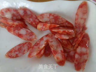 腊肠西葫芦的做法步骤：3