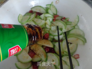 腊肠西葫芦的做法步骤：10