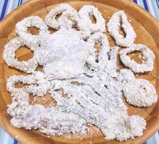 酥炸鱿鱼圈的做法步骤：12