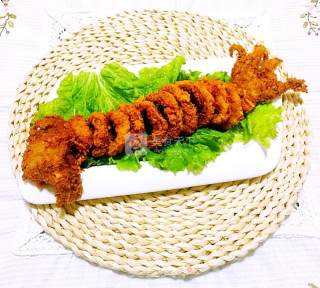 酥炸鱿鱼圈的做法步骤：18