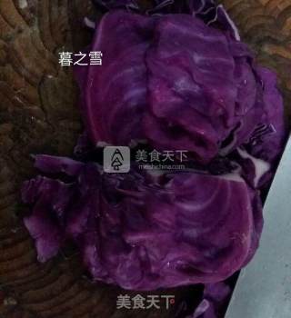 清炒紫甘蓝的做法步骤：2