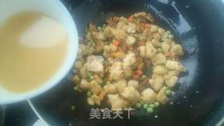 桃仁鸡丁的做法步骤：11