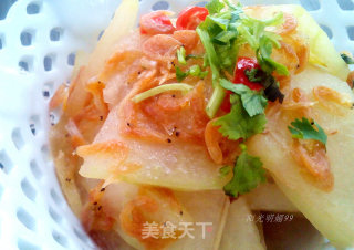 冬瓜虾皮的做法步骤：9