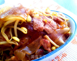 肉片炖粉皮的做法步骤：8