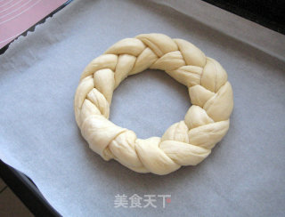 圣诞花环面包的做法步骤：14