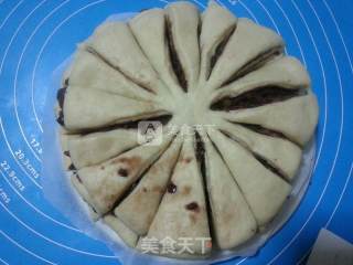 花型豆沙面包的做法步骤：5