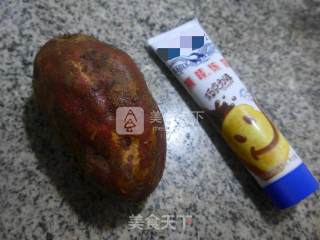 炸番薯的做法步骤：1