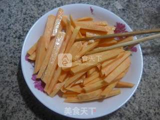炸番薯的做法步骤：6
