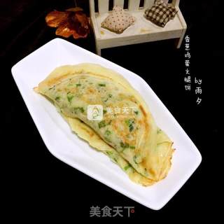 香肠葱香鸡蛋饼的做法步骤：10