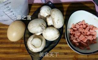 蘑菇煎饼的做法步骤：1