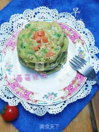 蘑菇煎饼的做法步骤：8