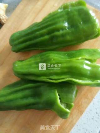 青椒肉丝的做法步骤：6