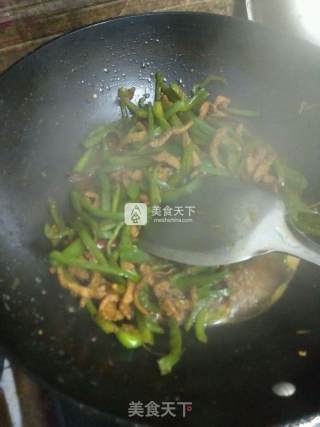 青椒肉丝的做法步骤：15