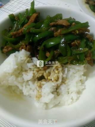 青椒肉丝的做法步骤：17