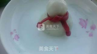 圣诞礼物  山药小雪人的做法步骤：7