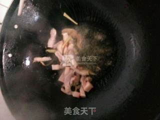 蒜苔炒肉的做法步骤：6