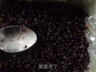 蜜豆黑米糕的做法步骤：6