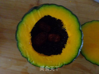 南瓜桂花黑米饭的做法步骤：8