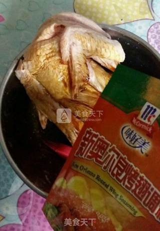 蜜汁烤鸡的做法步骤：3
