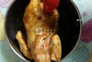 蜜汁烤鸡的做法步骤：4