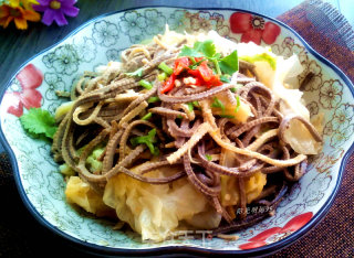 白菜炒豆腐丝的做法步骤：8