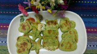 菠菜黄油饼干的做法步骤：12
