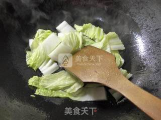 白菜粉皮煮饺子的做法步骤：2
