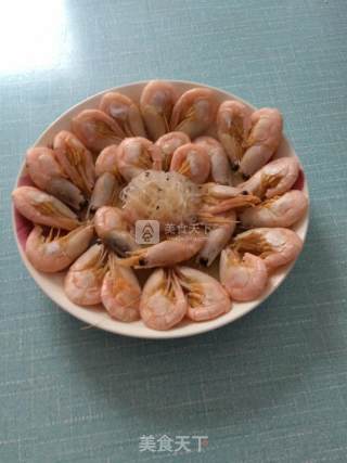 清蒸北极虾的做法步骤：3