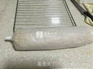 抹茶蜜豆蛋糕卷的做法步骤：13