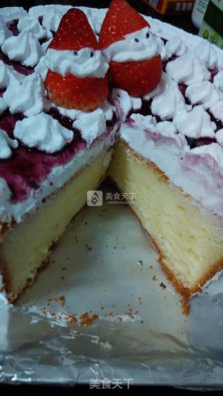 八寸生日蛋糕的做法步骤：8
