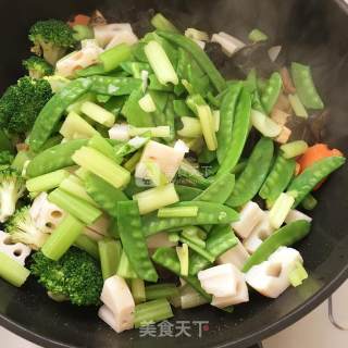 素什锦的做法步骤：10
