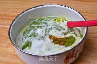 菠菜虾肉丸子的做法步骤：6