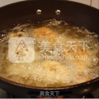 炸鸡—初雪时的诱惑！的做法步骤：6