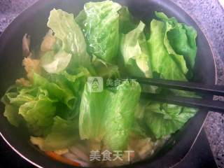 五彩汤年糕的做法步骤：9