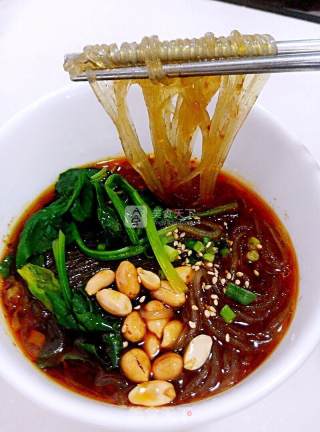 舌尖上的美味——肉沫酸辣粉的做法步骤：11