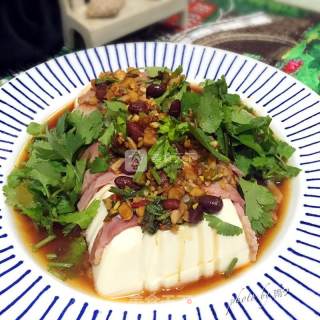 培根蒸豆腐的做法步骤：8