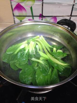 青菜卷饼的做法步骤：2