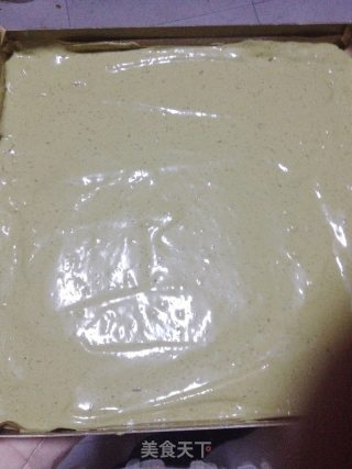抹茶草莓裸蛋糕的做法步骤：9