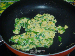 韭菜炒鸡蛋的做法步骤：4