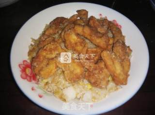 酥鸡沙拉饭的做法步骤：13