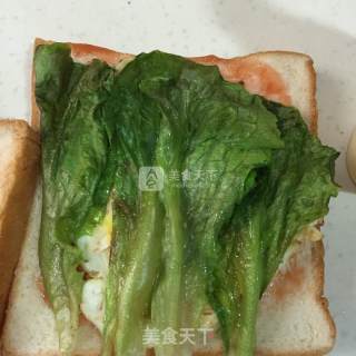 吐司夹鸡蛋的做法步骤：4
