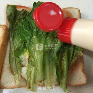 吐司夹鸡蛋的做法步骤：5