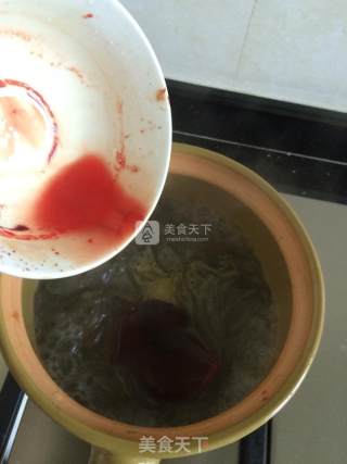 鸡血番薯粉丝的做法步骤：4