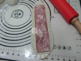 培根花朵面包的做法步骤：12