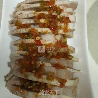 芋头蒸肉片的做法步骤：4