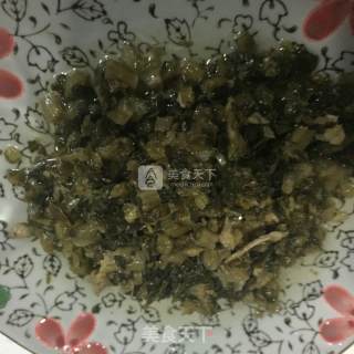 雪菜炒腐竹的做法步骤：2