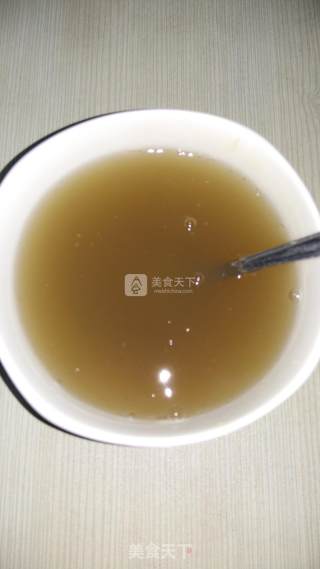 冬季里的一碗葛粉的做法步骤：1